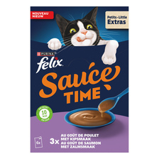Felix Sauce Time met kip- en zalmsmaak