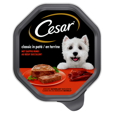 Cesar Classics Maaltijdkuipje - Rund - Hondenvoer - 150 g