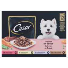 Cesar Maaltijdzakjes in saus multipack hondenvoer
