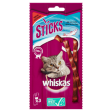 Whiskas Sticks - Zalm - Kattensnack - 3 Stuks