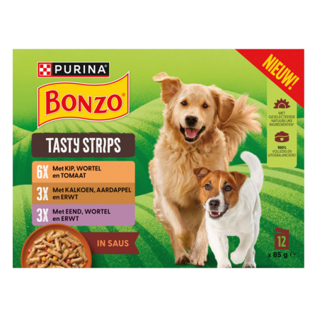 Bonzo heerlijke reepjes in saus