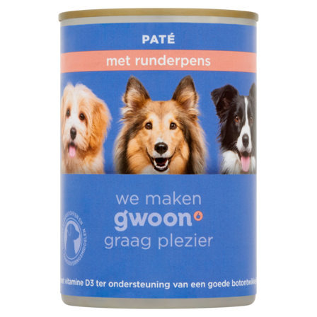 g'woon Paté met Runderpens 400 g