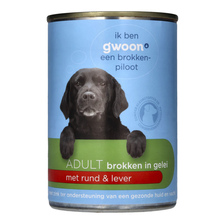 g'woon Brokken in Gelei met Rund en Lever