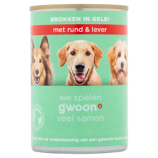 g'woon Brokken in Gelei met Rund en Lever 415 g