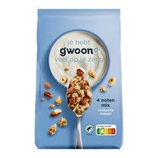 g'woon Krokante muesli 4 noten