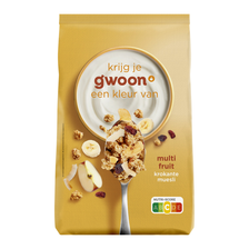g'woon krokante muesli multivruchten
