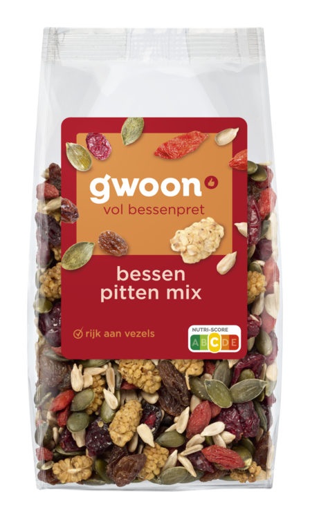 G'woon ontbijtmix bessen & pitten