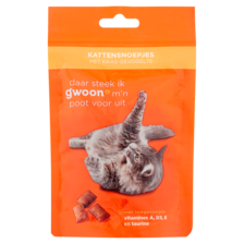 g'woon Kattensnoepjes met Kaas-Gevogelte