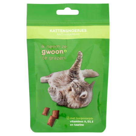g'woon Kattensnoepjes Anti-Haarbal