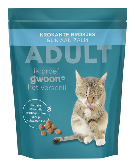g'woon Adult Krokante Brokjes Rijk aan Zalm