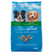 g'woon Adult Brokken met Kip en Groenten
