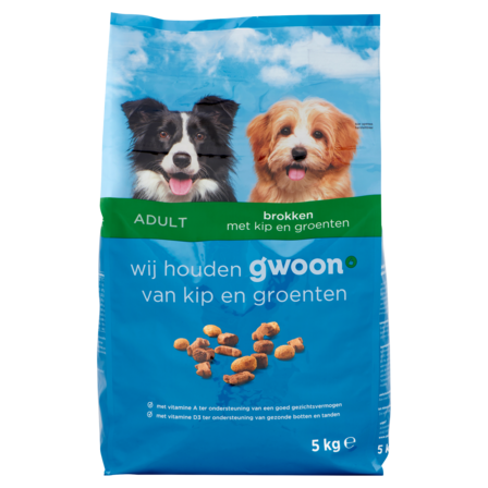 G'woon Adult Brokken met Kip en Groenten