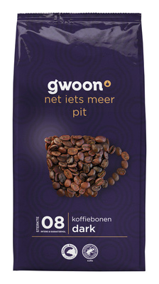 G'woon koffiebonen donker