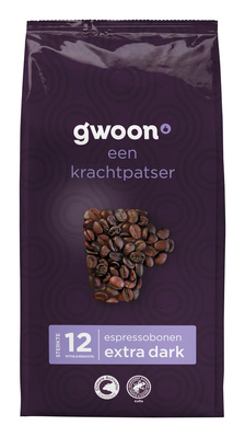 G'woon Espressobonen extra dark