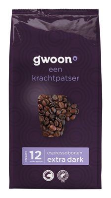 g'woon Espressobonen extra dark