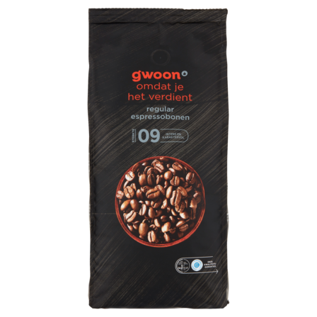 g'woon Regular Espressobonen 1000 g