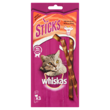 Whiskas Sticks - Rund - Kattensnack - 3 Stuks
