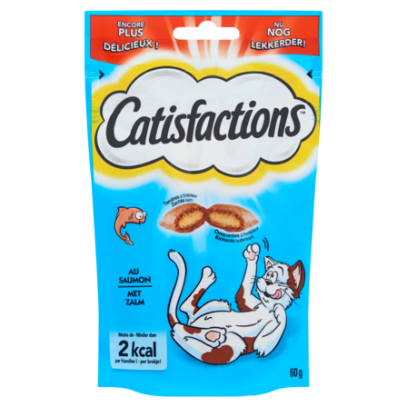 Catisfactions Kattensnacks - Zalm - 60 g