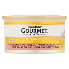 Gourmet Gold in Saus met Zalm & Kip