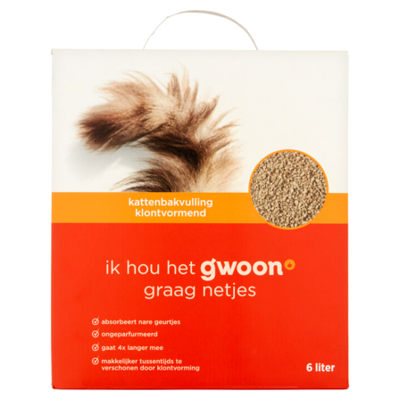 g'woon Kattenbakvulling Klontvormend 6 L