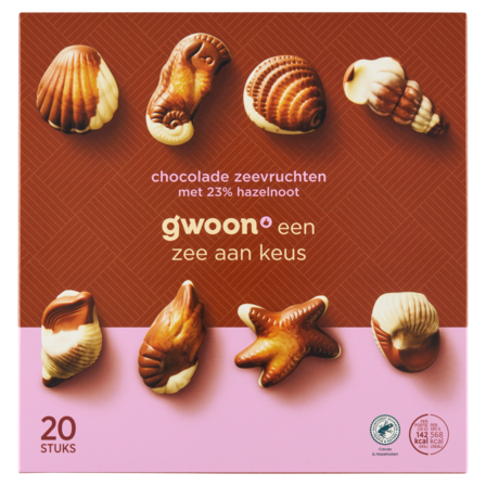 g'woon Chocolade Zeevruchten 250 g