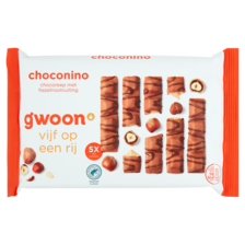  g'woon Choconino Chocoreep met Hazelnootvulling 5 x 21 g