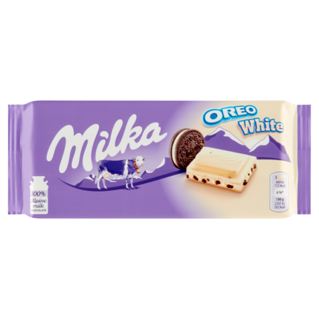 Milka Oreo White Chocolade Reep