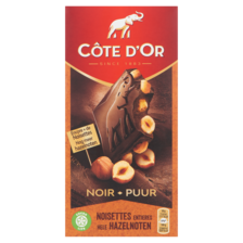 Côte d'Or Bloc Puur Chocolade Reep Hele Hazelnoten 180 g