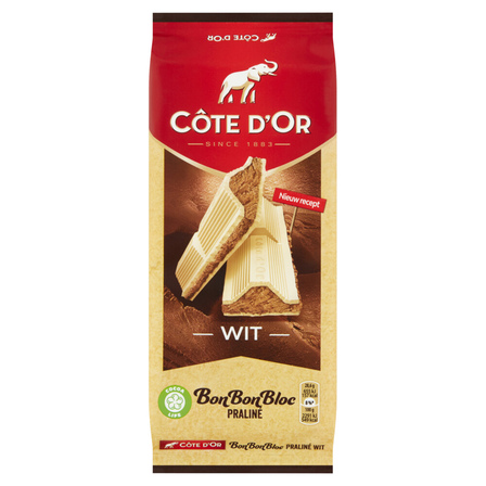 Cote D'or Bonbonblock Praline Wit  