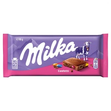 Milka chocoladereep confetti