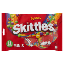 Skittles Fruits Mini's - 11 stuks - 198 g