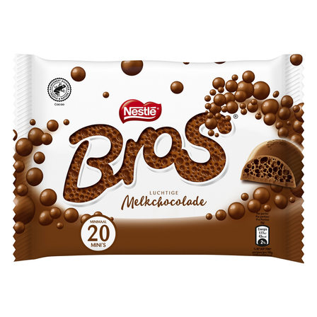 Bros Mini melk chocolade uitdeelzak