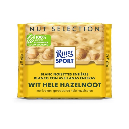 Ritter Sport Wit Hele Hazelnoot