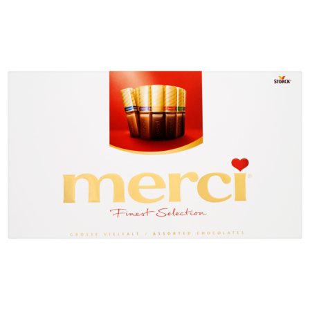 Merci Finest Selection 8 Verschillende Chocoladespecialiteiten 400 g