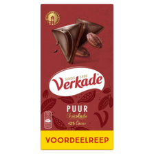 Verkade puur chocoladereep