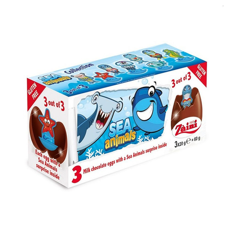 Verrassingseieren Sea Animals 3 stuks