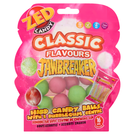 Zed Candy Classic Flavours Jawbreaker 16 Stuks 132 g