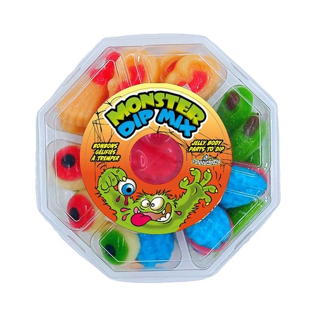 Funny candy monster dip mix