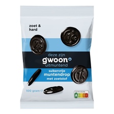 g'woon Suikervrije Zoete Muntdrop