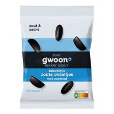 g'woon Zoute Ovaaltjes Suikervrij