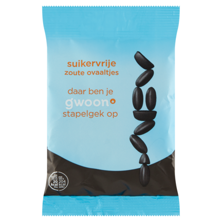 g'woon Zoute Ovaaltjes Suikervrij 100 g