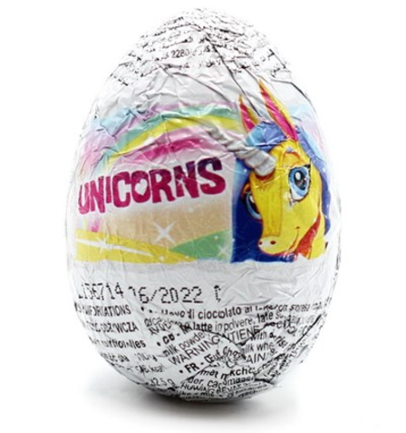 Starsweet Unicorn ei melk choc
