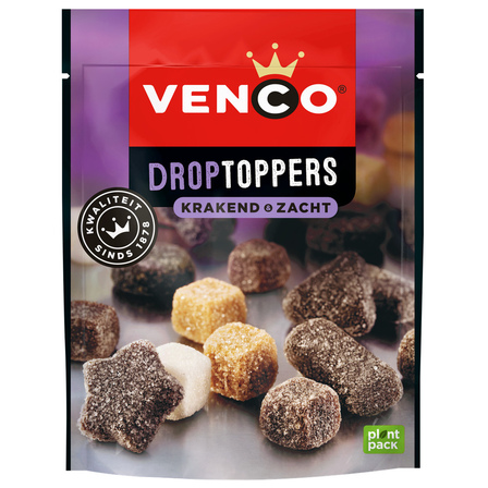 Venco droptoppers krakend & zacht