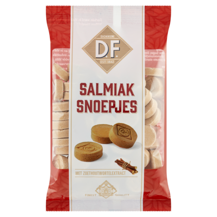 D.F. Salmiak Snoepjes met Zoethoutwortelextract