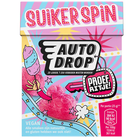 Autodrop Proefritje  Suikerspin