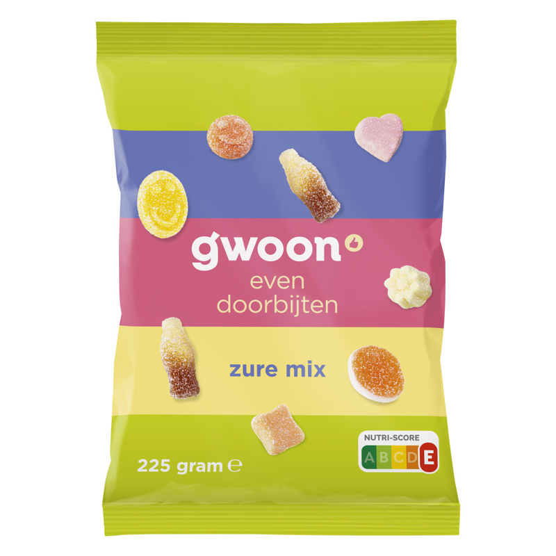 G'woon zure mix 225gr