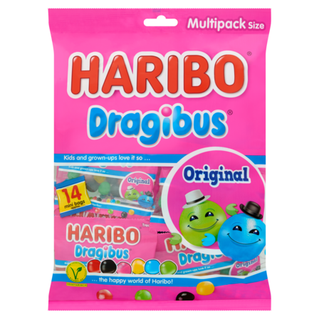 Haribo Dragibus Original Multipack Size