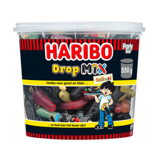 Haribo drop mix gekleurd