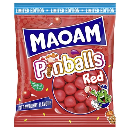 Maoam pinballs red strawberry