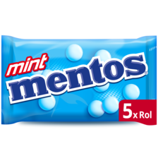 Mentos Chewy Dragees Mint 5 x 37,5 g